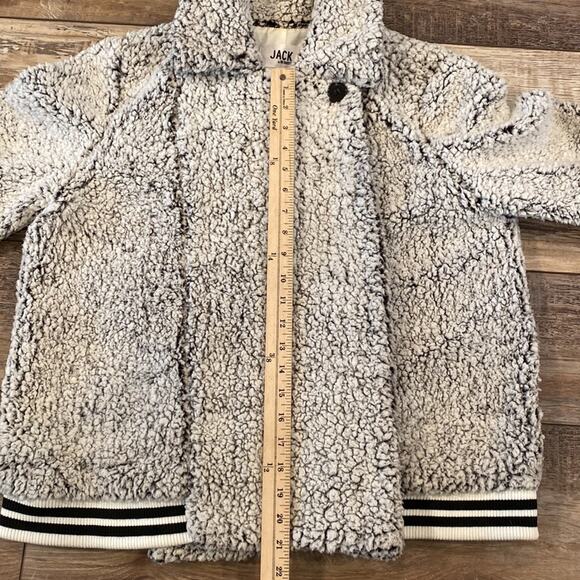 JACK BY DD DAKOTA Grey Shearling Jacket Large - Picture 14 of 14